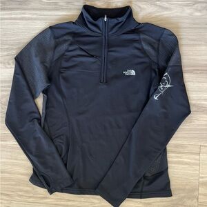 The North Face Flight Series Black Quarter-Zip Performance Jacket Medium